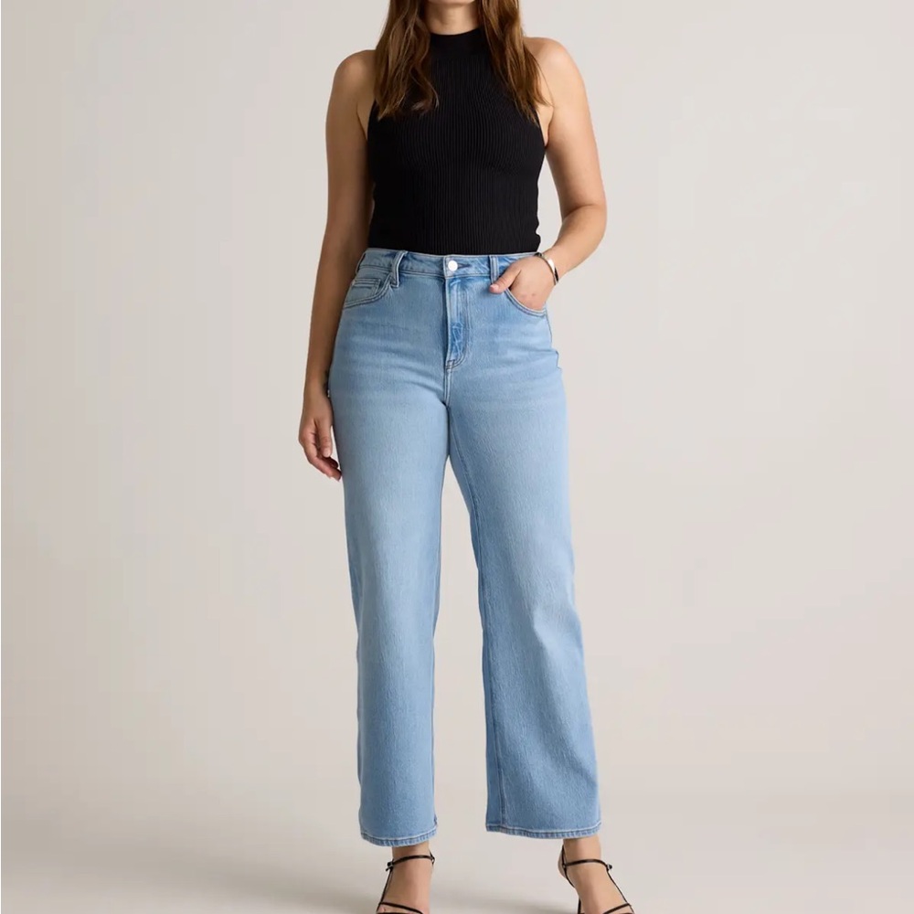 Quince Bella Light Blue Straight Leg Women’s Jeans